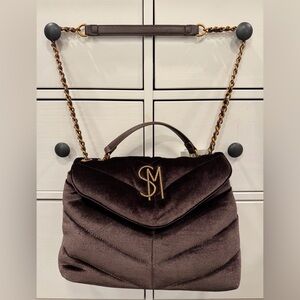 NWB Steve Madden Viral Velvet Shoulder Bag with Gift box